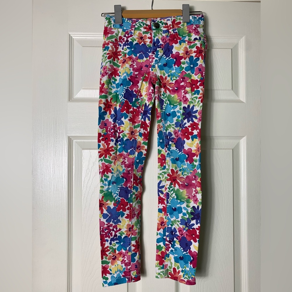 1989 Place | Girl’s Multicoloured Floral Jeans - 8